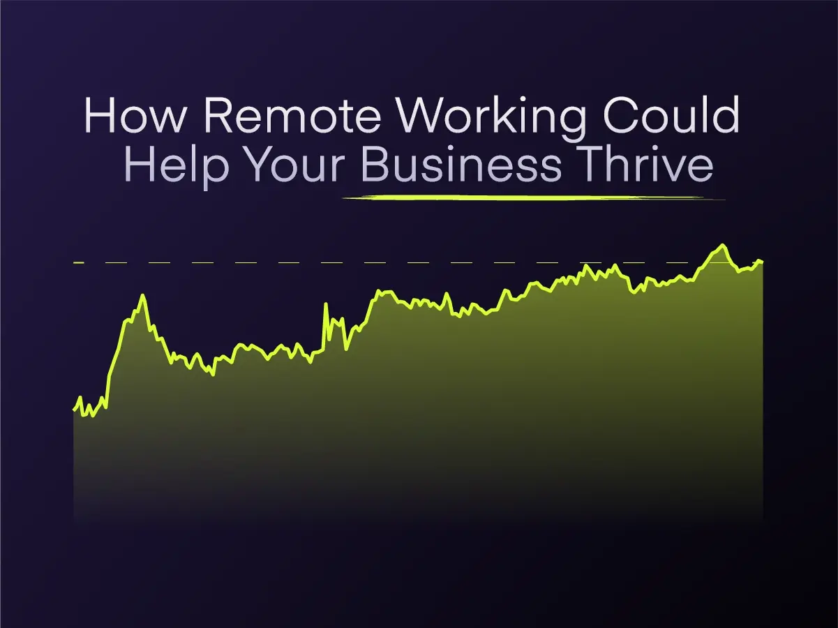 How remote working could help your business thrive graph