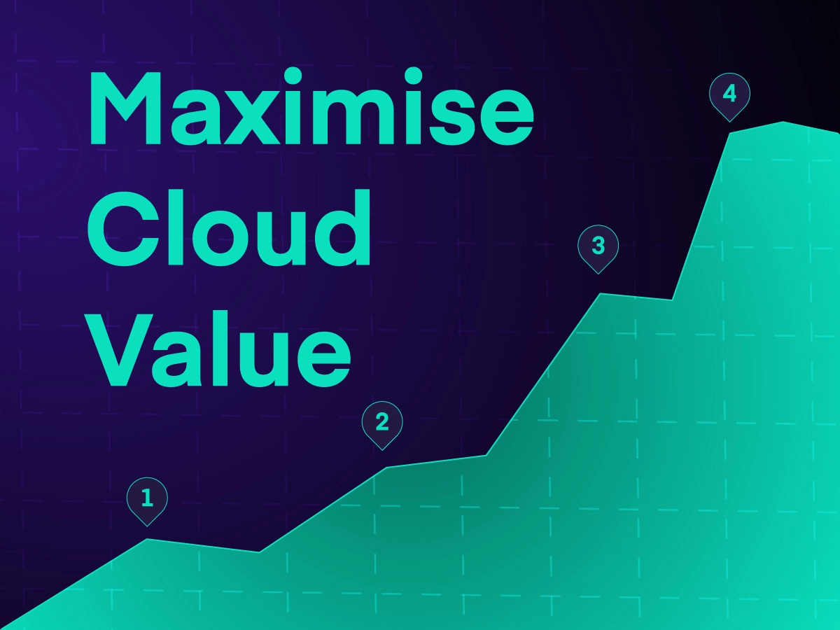 Graph showing increase in cloud value and how to maximise