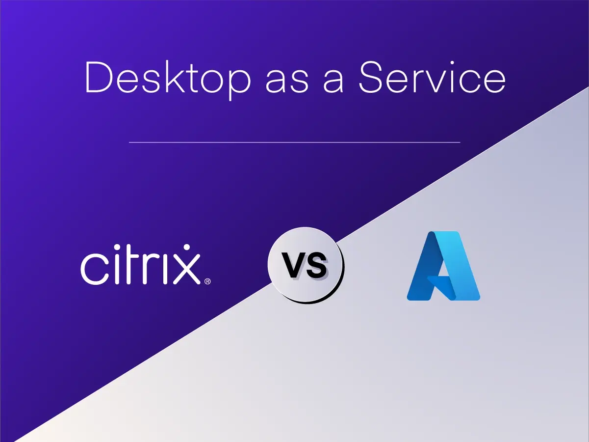 AVD vs Citrix, Azure virtual desktop title page